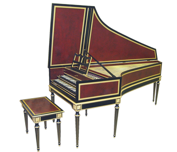 Double Manual Harpsichord Planswift